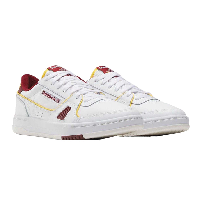 White-Red - Lifestyle - Reebok Unisex Adult LT Court Leather Trainers