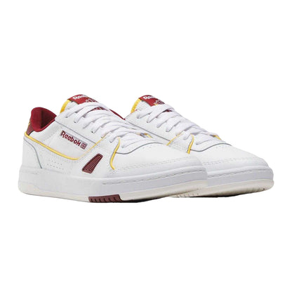 White-Red - Lifestyle - Reebok Unisex Adult LT Court Leather Trainers