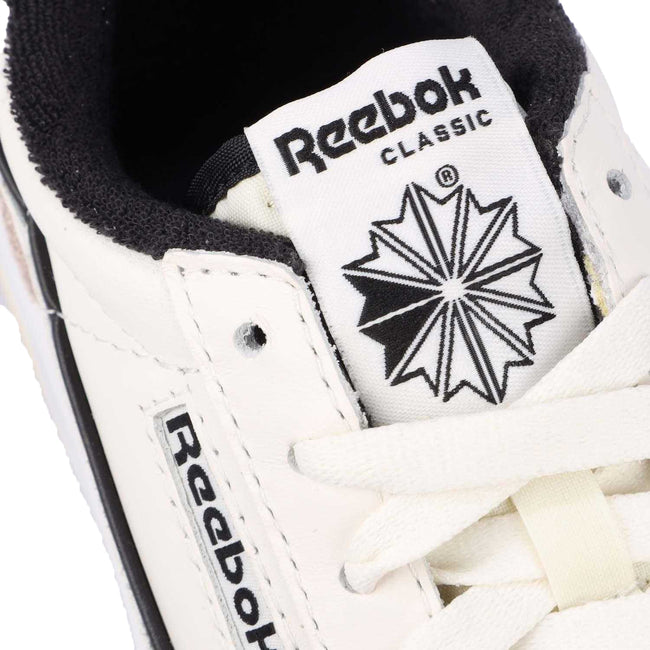 White-Black - Pack Shot - Reebok Unisex Adult LT Court Leather Trainers