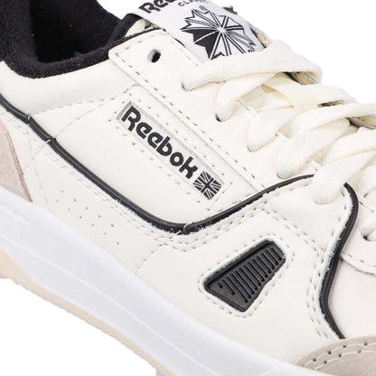 White-Black - Close up - Reebok Unisex Adult LT Court Leather Trainers