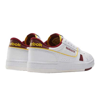White-Red - Back - Reebok Unisex Adult LT Court Leather Trainers