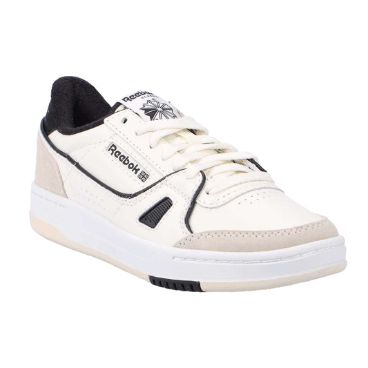 White-Black - Front - Reebok Unisex Adult LT Court Leather Trainers