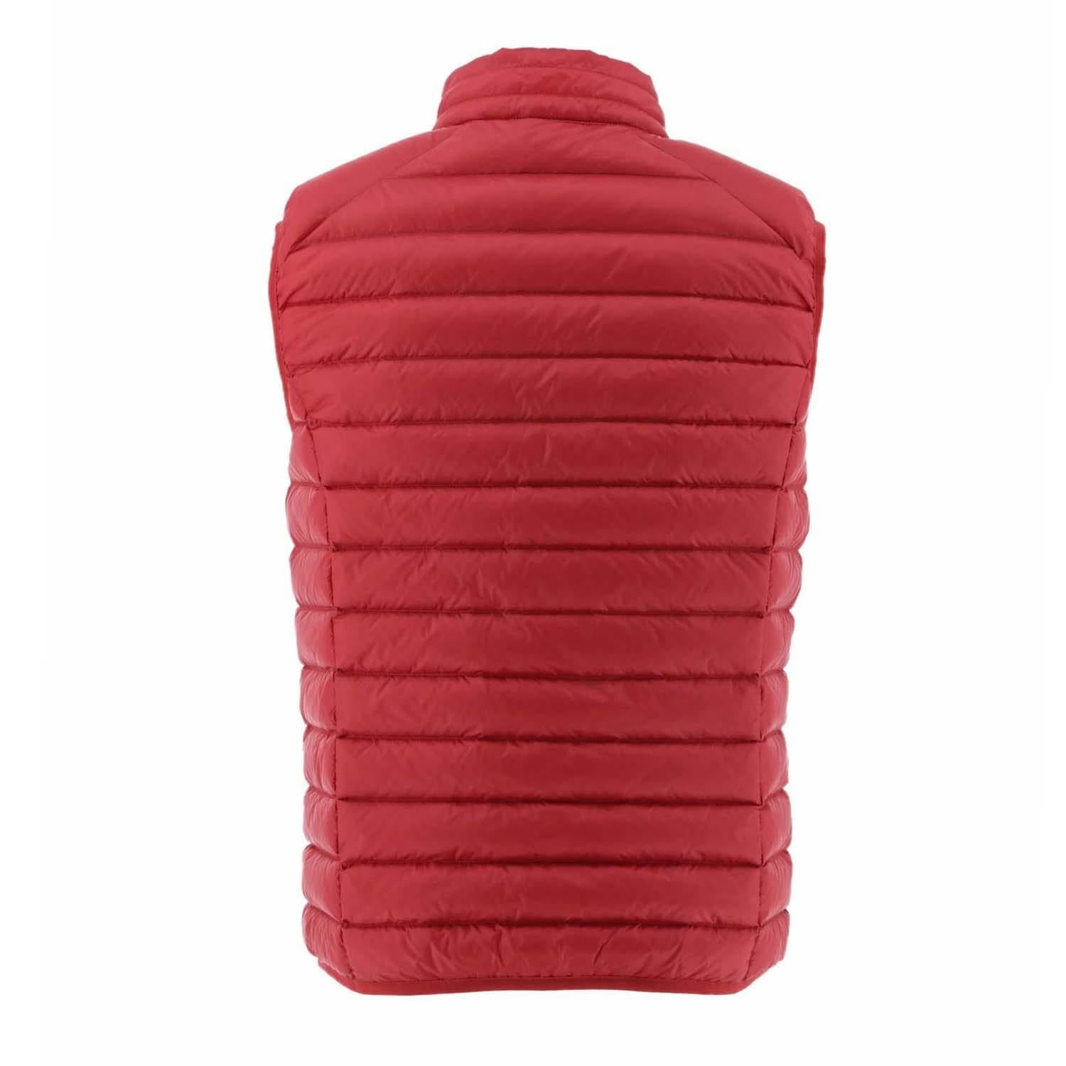 Red - Back - Jott Mens Tom Down Gilet