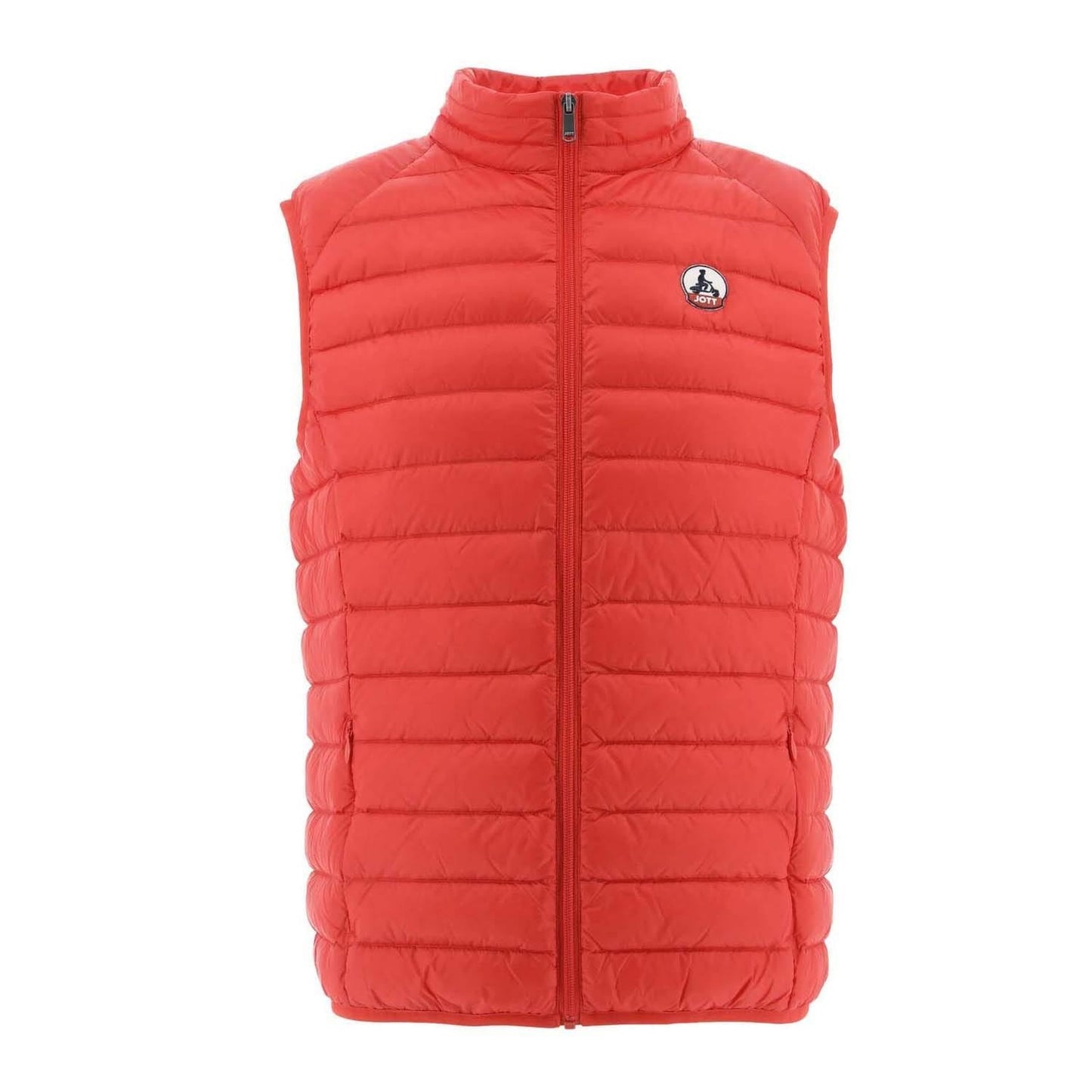 Red - Front - Jott Mens Tom Down Gilet