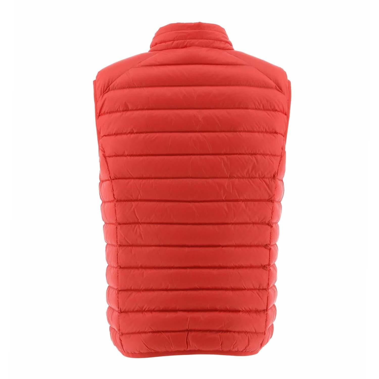 Red - Back - Jott Mens Tom Down Gilet