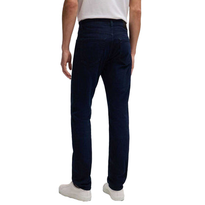 Navy - Back - Boss Mens Maine3 Regular Jeans
