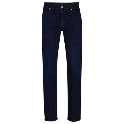 Navy - Front - Boss Mens Maine3 Regular Jeans