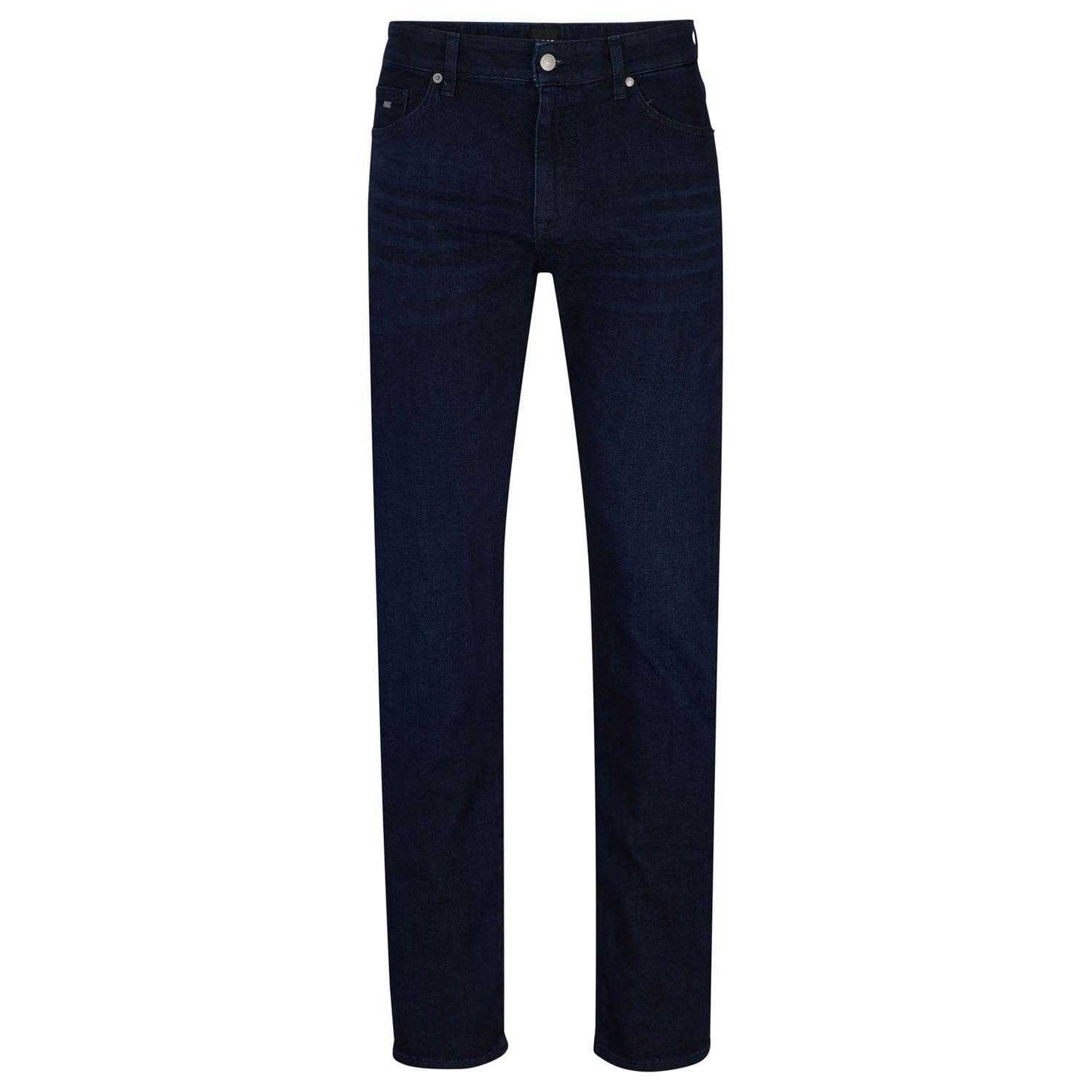 Navy - Front - Boss Mens Maine3 Regular Jeans