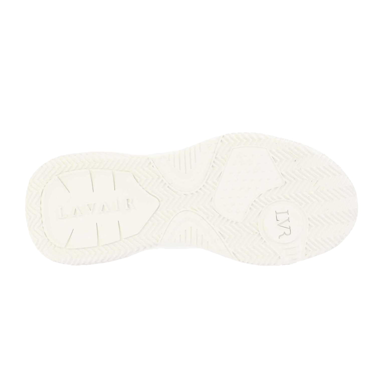 White - Lifestyle - Lavair Unisex Adult Linear Nappa Leather Trainers