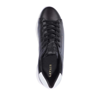 Black - Lifestyle - Lavair Unisex Adult Linear Nappa Leather Trainers