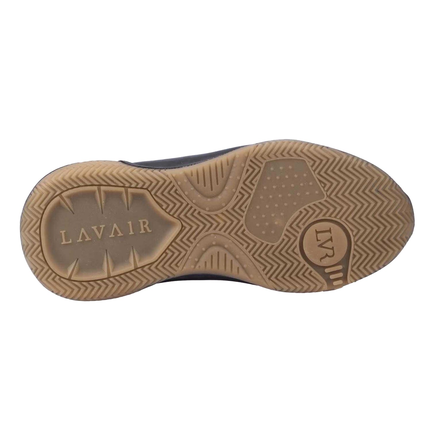 Black - Lifestyle - Lavair Mens Creator Premium Leather Trainers