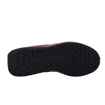 Brown - Lifestyle - Hugo Mens Kane Runner Suede Trainers