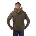 Green - Back - Gant Mens Shield Logo Full Zip Hoodie
