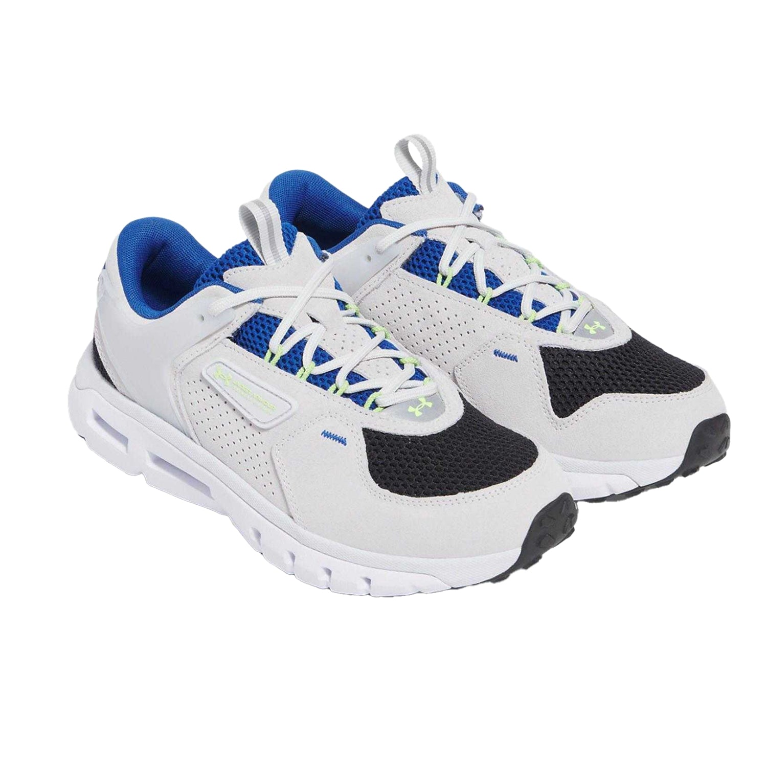 Grey - Pack Shot - Under Armour Mens Summit Trek Suede Hiking Shoes