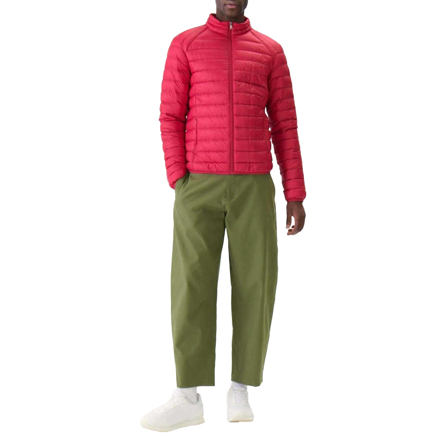 Red - Side - Jott Unisex Adult Mat Lightweight Down Jacket