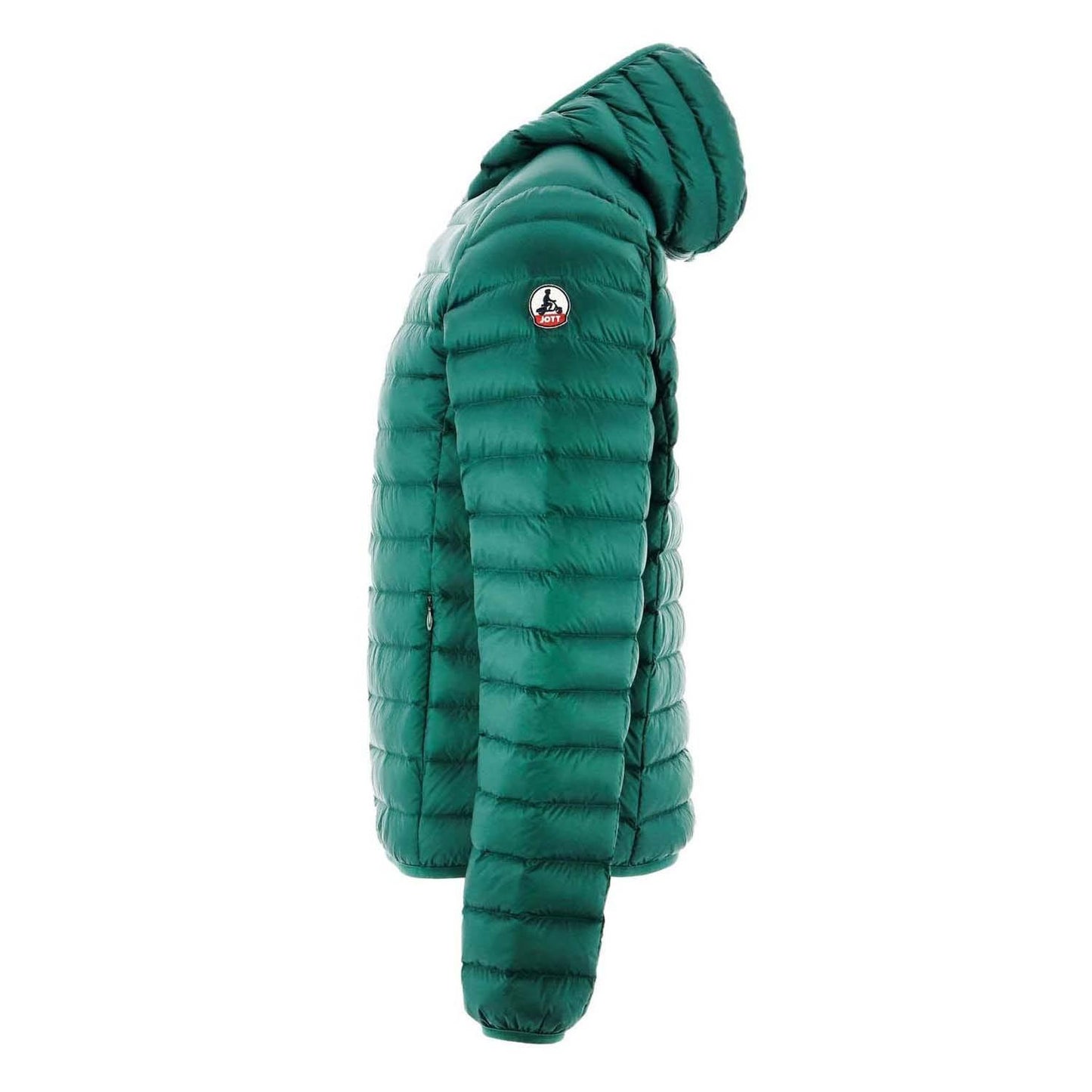 Mint Green - Side - Jott Mens Nico Puffer Lightweight Down Jacket