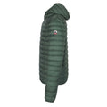 Deep Green - Side - Jott Mens Nico Puffer Lightweight Down Jacket