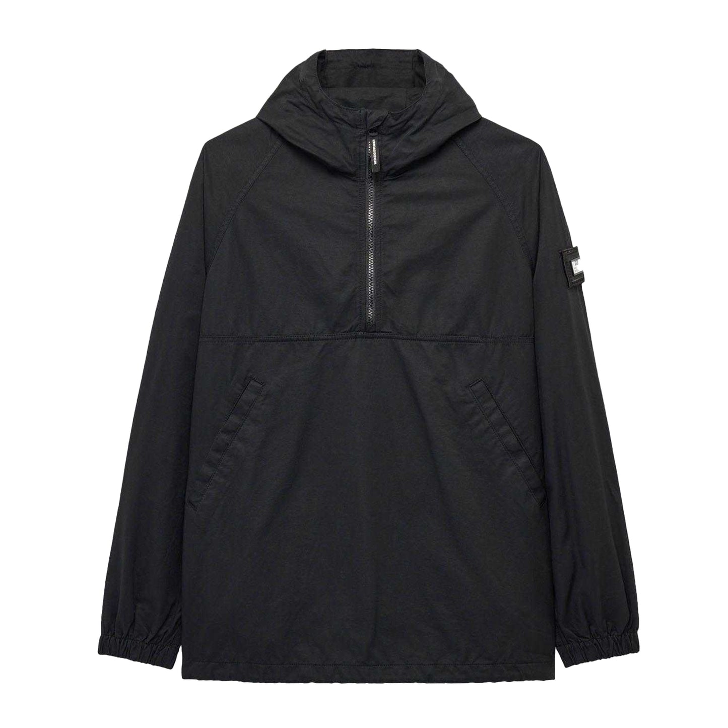Black - Front - Weekend Offender Mens Piotti Smock Top