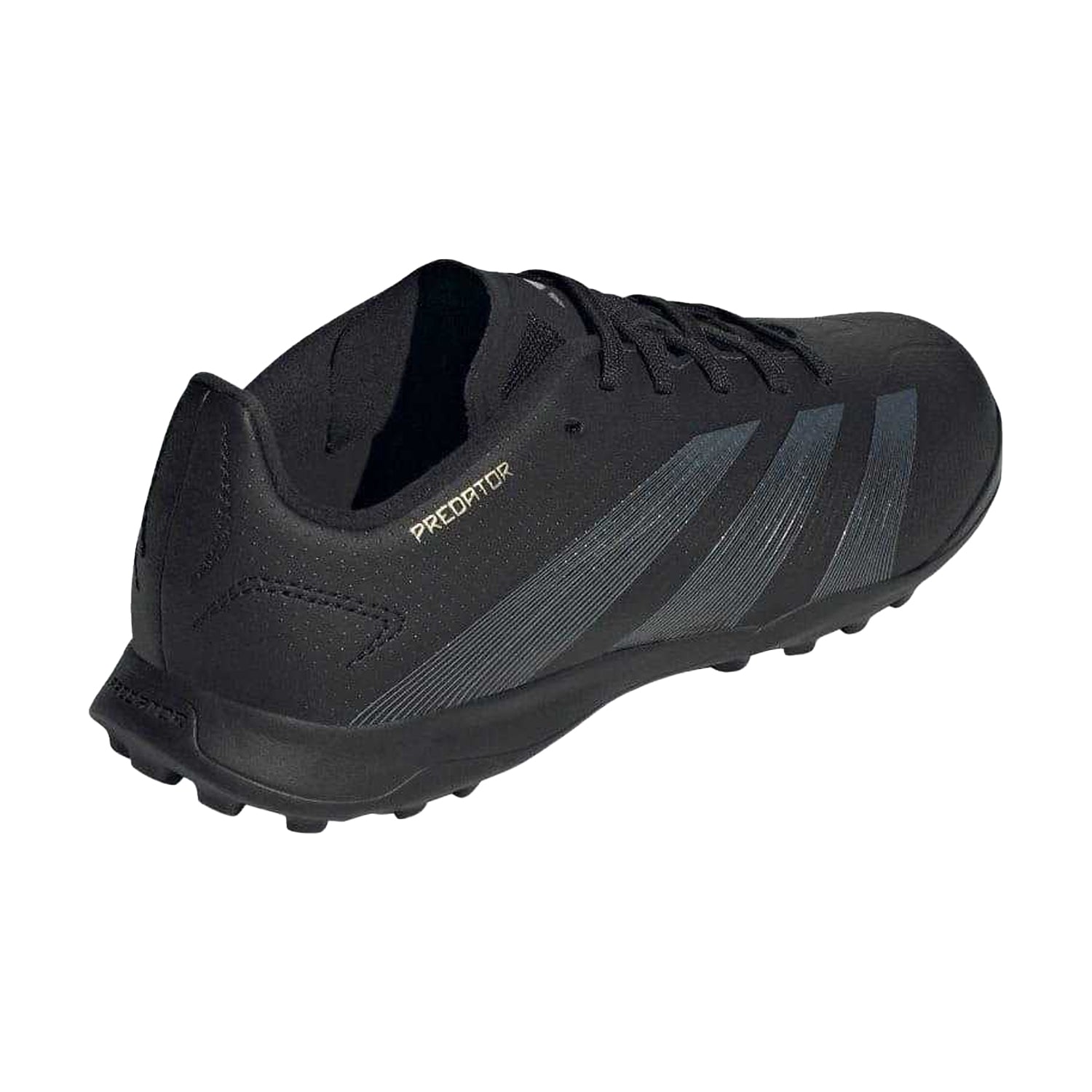 Black - Back - Adidas Childrens-Kids Predator League Turf Trainers