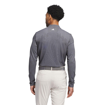 Black - Back - Adidas Mens Ultimate365 Tour PrimeKnit Polo Shirt