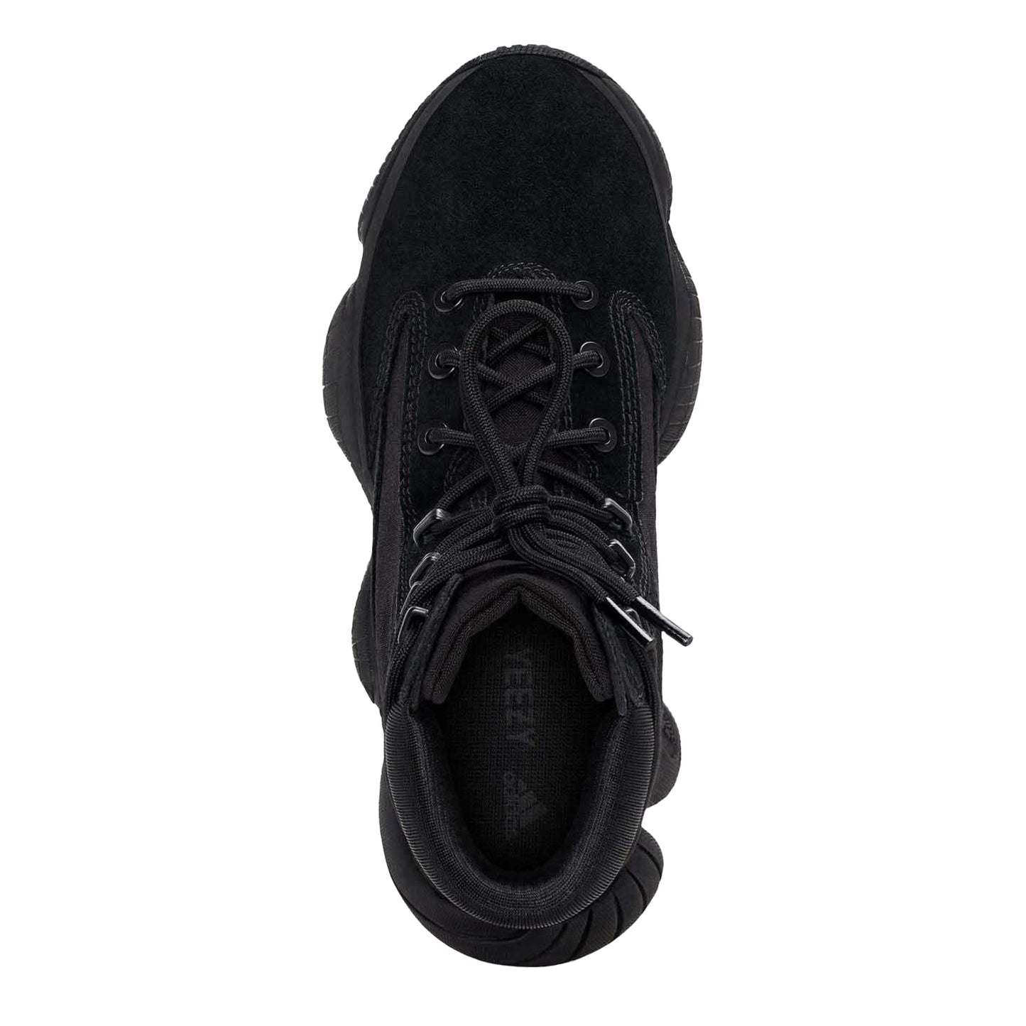 Black - Side - Yeezy Mens 500 Suede High-top Ankle Boots