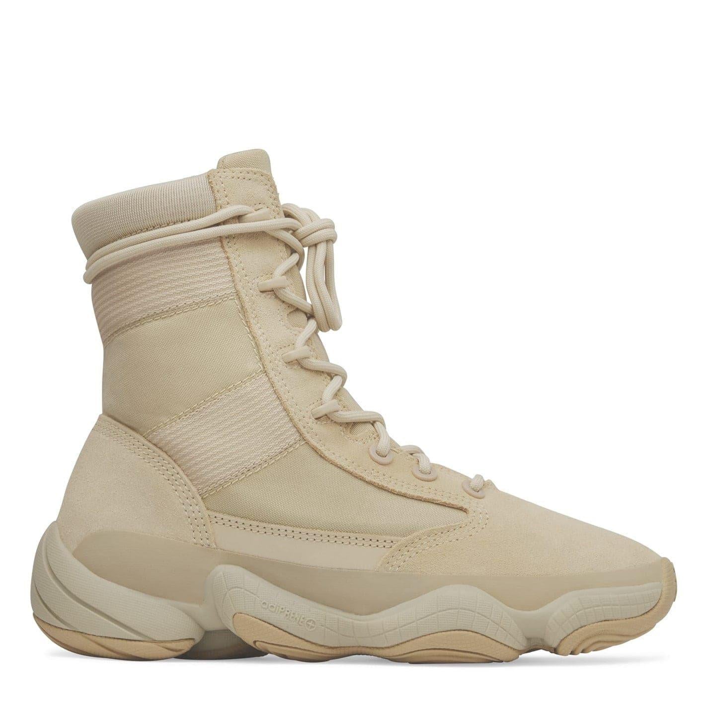 Sand - Front - Yeezy Mens 500 Suede High-top Ankle Boots
