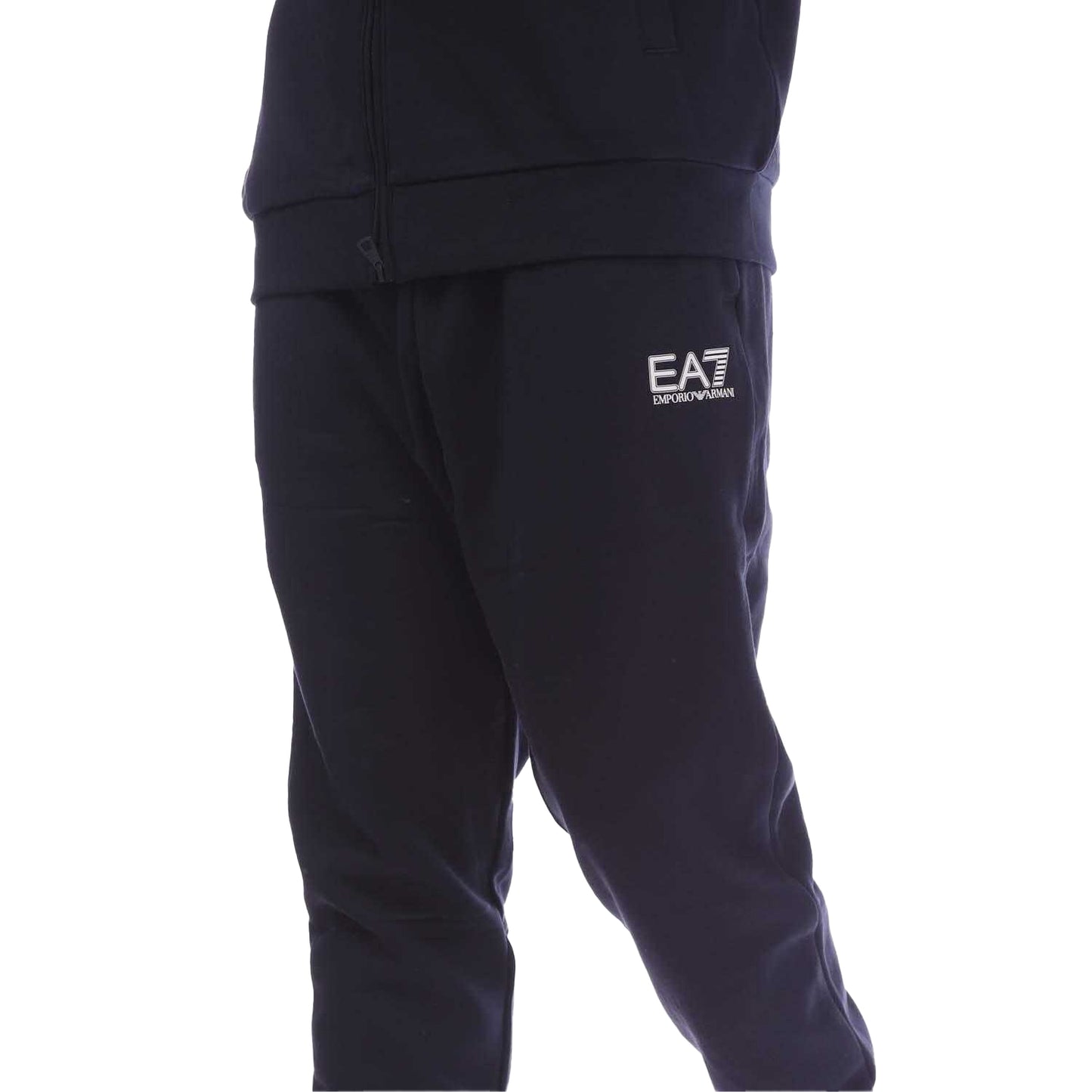 Navy - Lifestyle - Emporio Armani EA7 Mens Visibility Cotton Blend Tracksuit