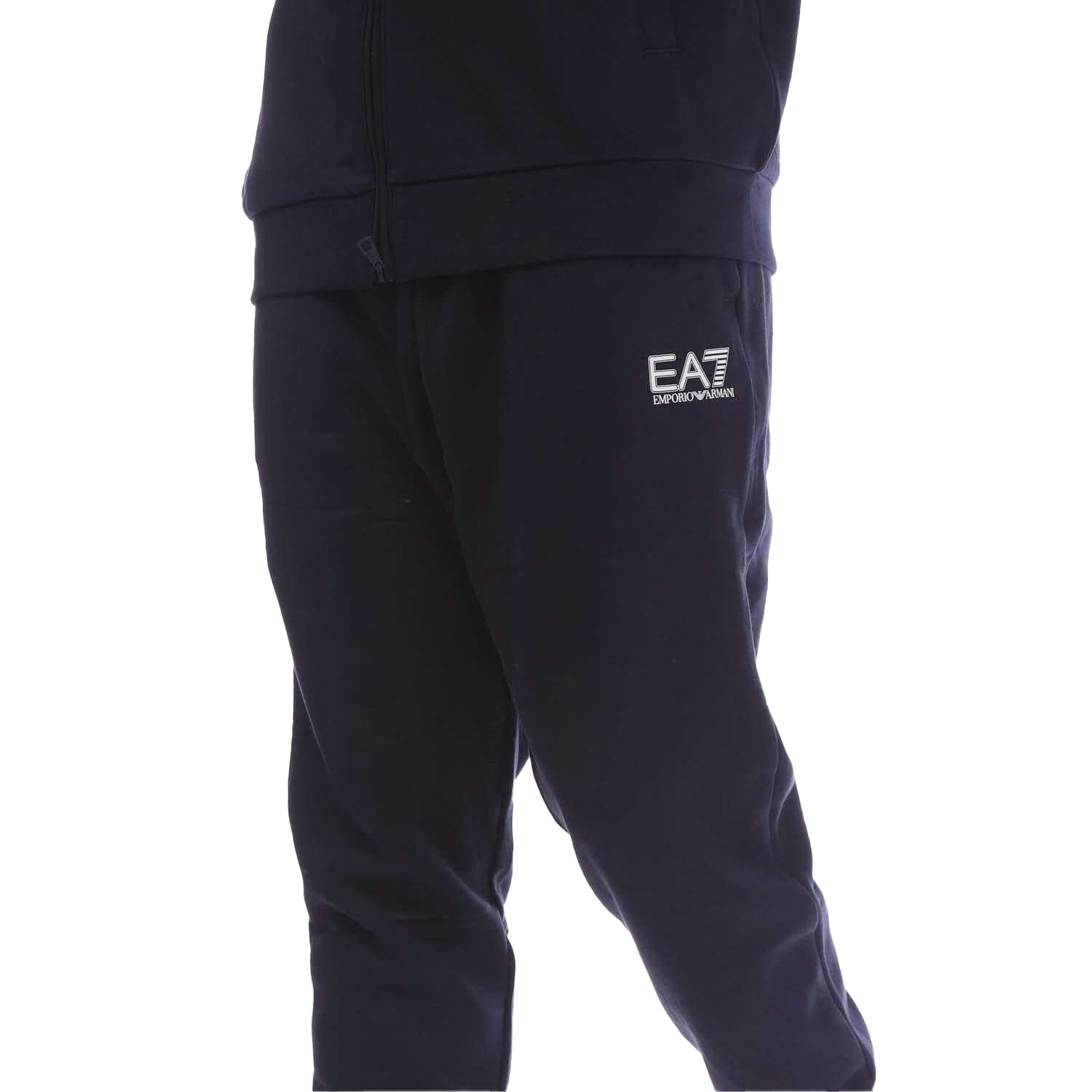 Navy - Lifestyle - Emporio Armani EA7 Mens Visibility Cotton Blend Tracksuit