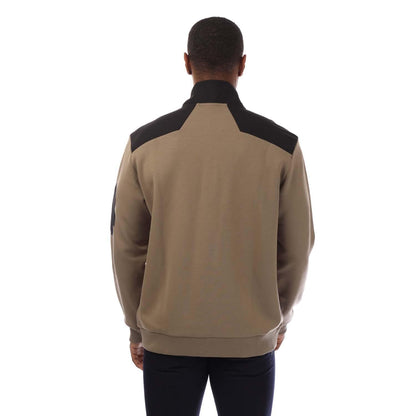 Green - Back - Hugo Boss Mens Quarter Zip Sweatshirt