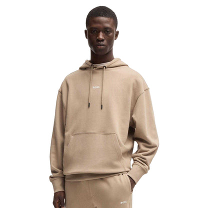 Brown - Side - Boss Mens Logo Tracksuit