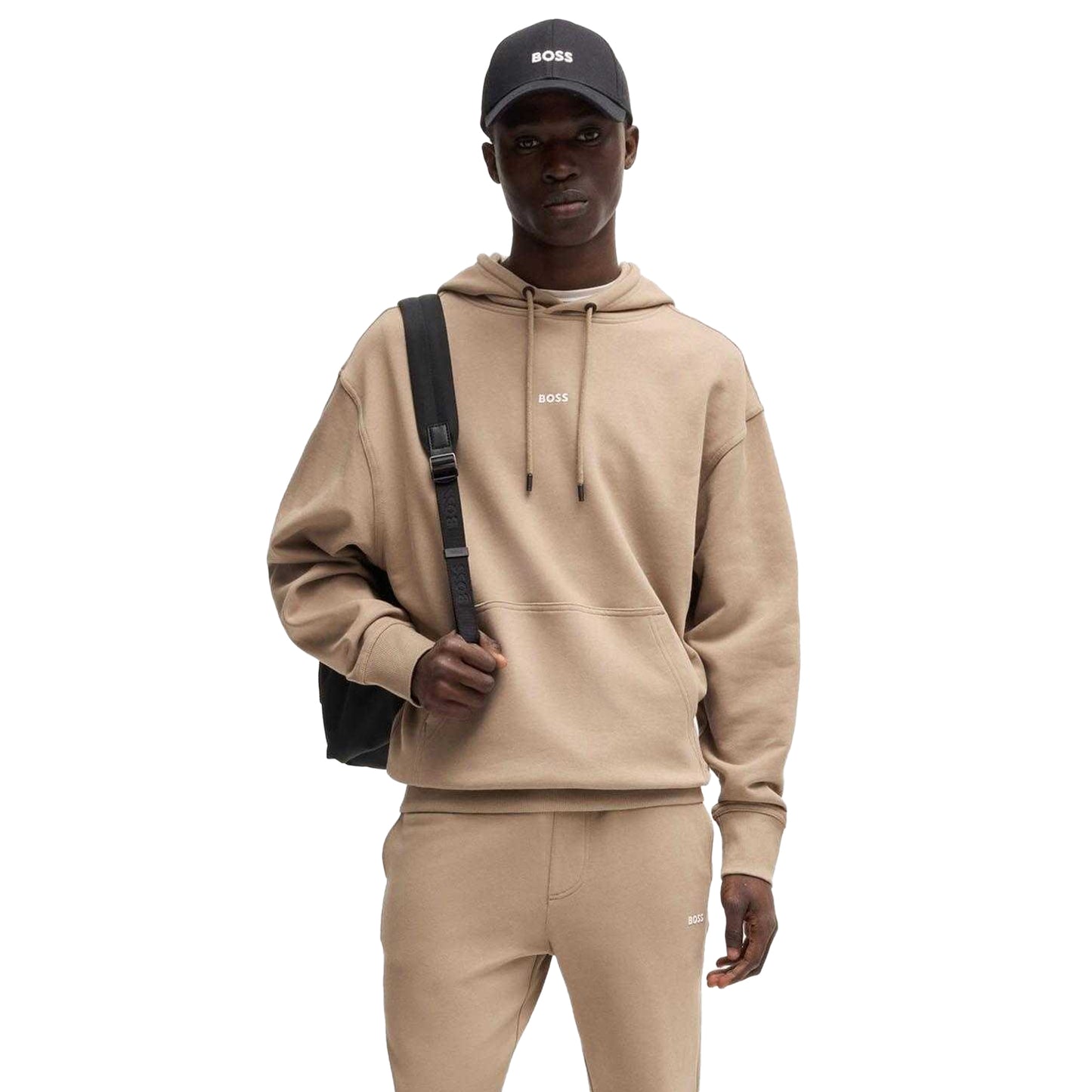 Brown - Lifestyle - Boss Mens Logo Tracksuit
