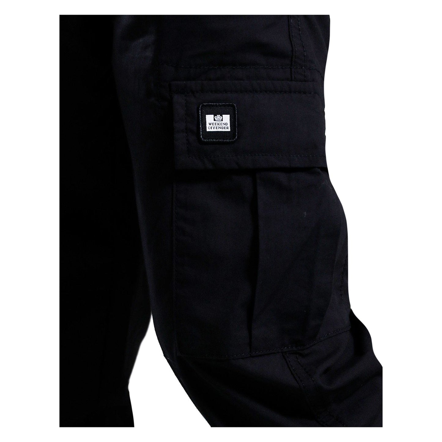 Black - Lifestyle - Weekend Offender Mens Ontario Pocket Jogging Bottoms