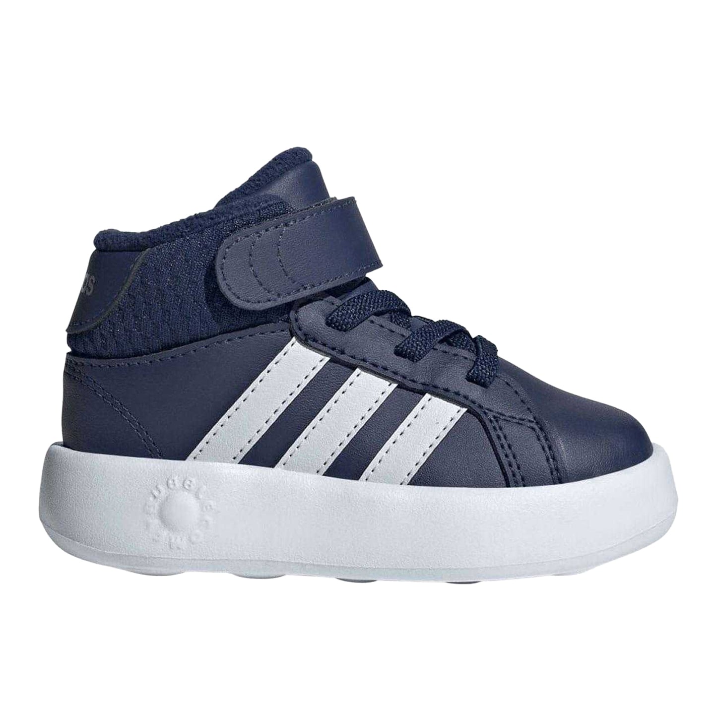 Dark Blue - Lifestyle - Adidas Baby Grand Court Mid Cut Trainers