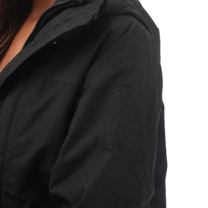 Black - Side - Timberland Womens-Ladies Benton 3 in 1 Jacket