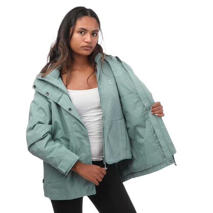 Blue - Front - Timberland Womens-Ladies Benton 3 in 1 Jacket