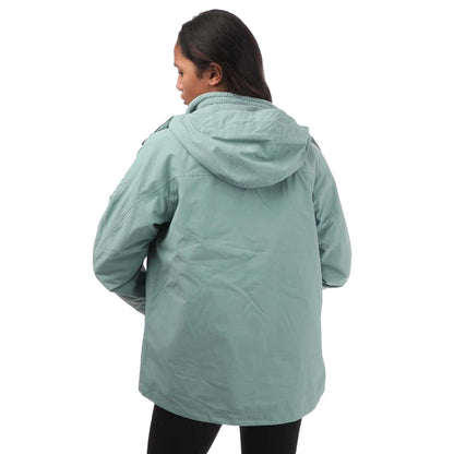 Blue - Back - Timberland Womens-Ladies Benton 3 in 1 Jacket