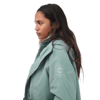 Blue - Side - Timberland Womens-Ladies Benton 3 in 1 Jacket