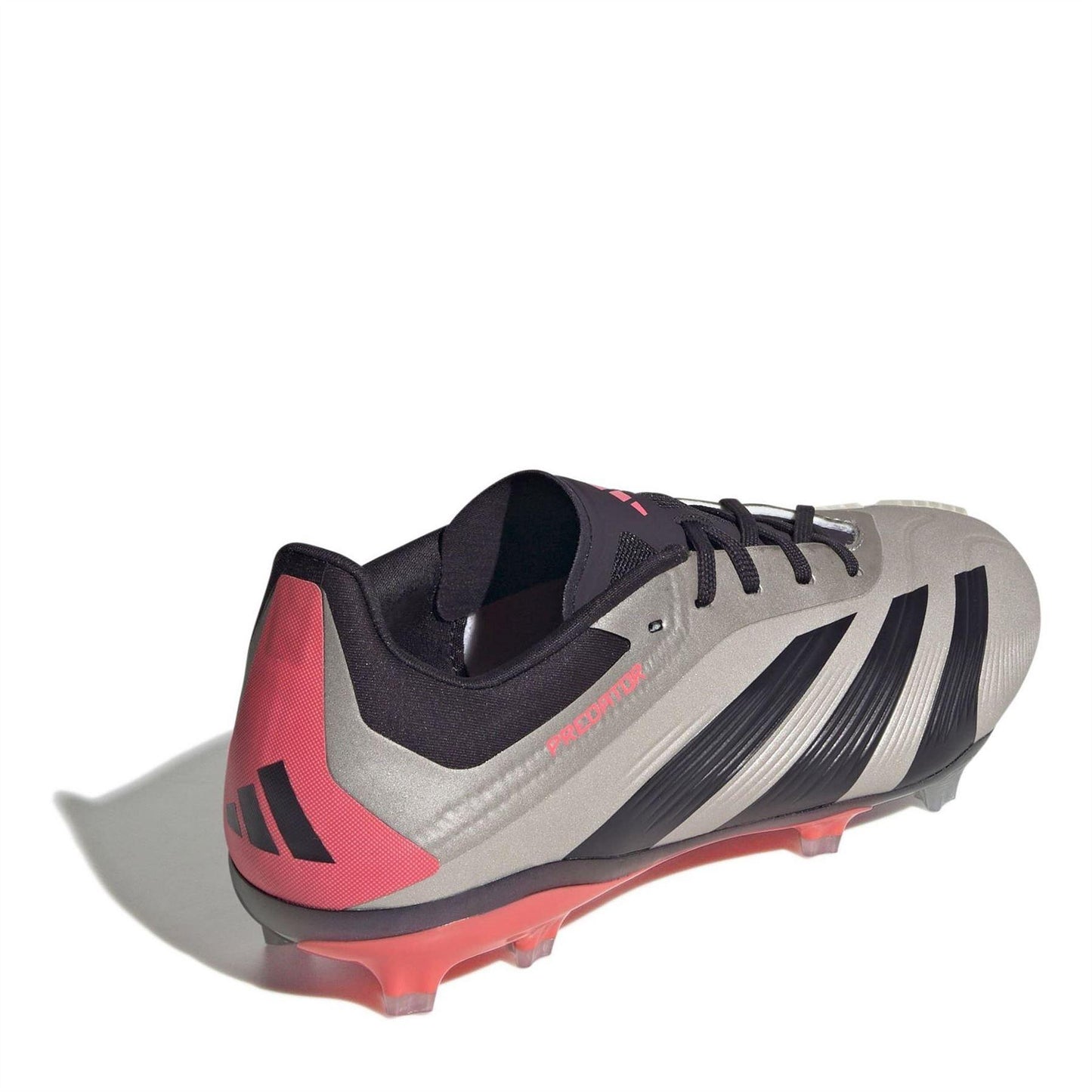 Silver-Black - Lifestyle - Adidas Childrens-Kids Predator Elite Football Boots