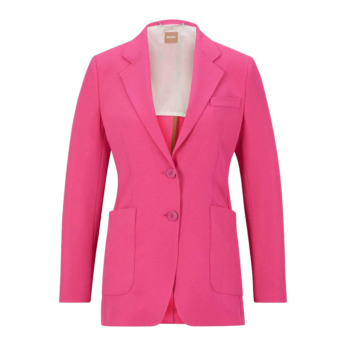 Pink - Front - Boss Womens-Ladies Japito Blazer