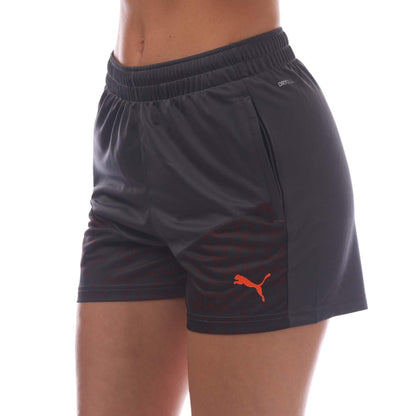 Grey - Side - Puma Mens Manchester City 2023-24 Training Shorts