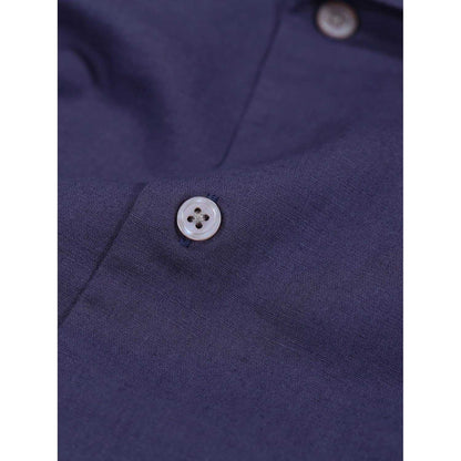 Navy - Back - Luke 1977 Mens Havanah 55 Short-Sleeved Shirt