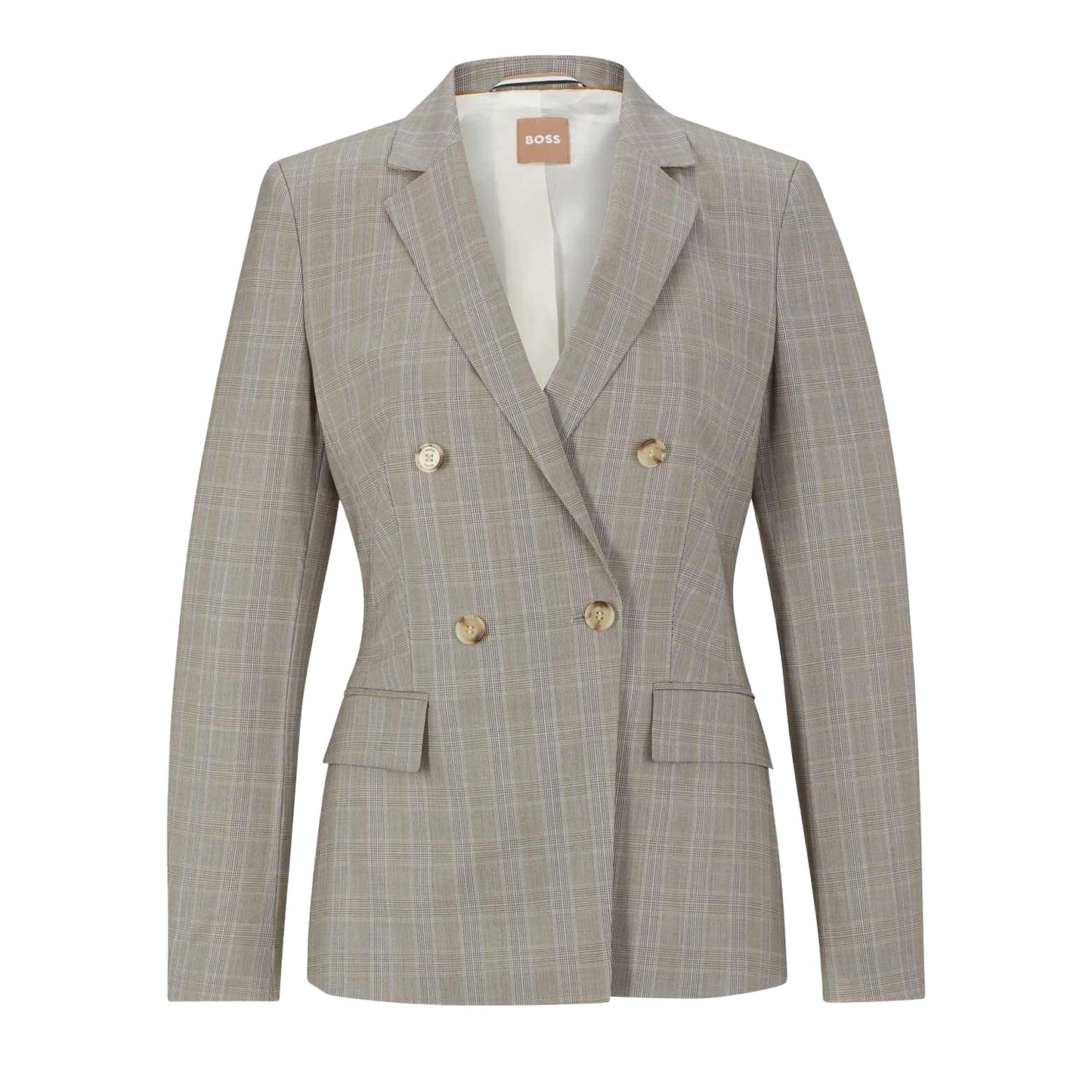 Grey - Front - Boss Womens-Ladies Jacelynee Blazer