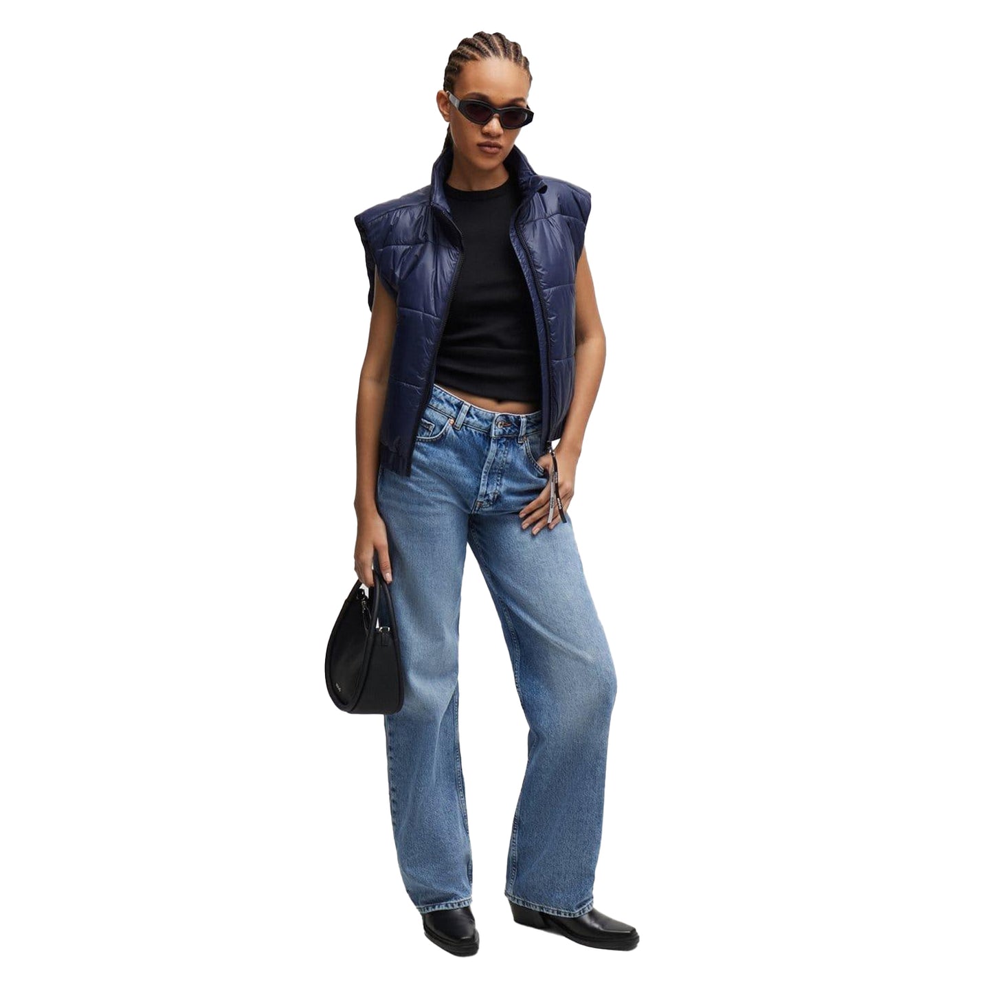 Turquoise - Lifestyle - Hugo Womens-Ladies 937 Relaxed Fit Jeans