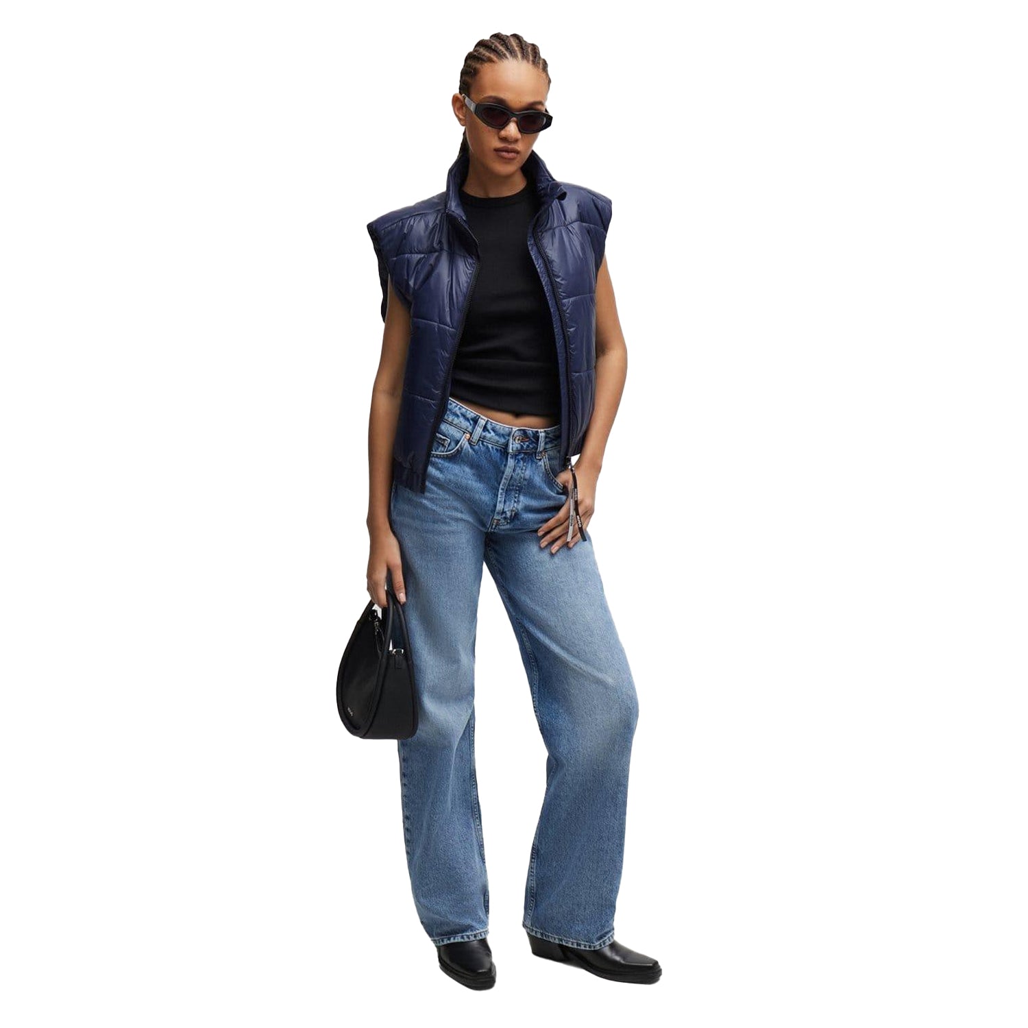 Turquoise - Lifestyle - Hugo Womens-Ladies 937 Relaxed Fit Jeans