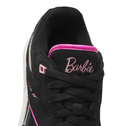 Black - Pack Shot - Reebok Childrens-Kids X Barbie BB 4000 II Suede Trainers
