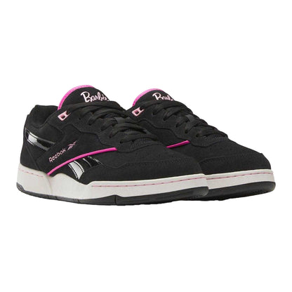 Black - Front - Reebok Childrens-Kids X Barbie BB 4000 II Suede Trainers