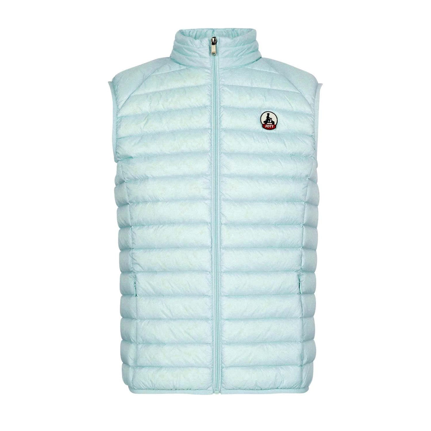 Mint - Front - Jott Mens Tom Puffer Down Gilet
