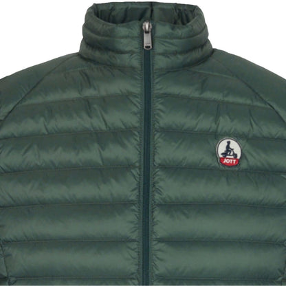 Deep Green - Pack Shot - Jott Mens Tom Puffer Down Gilet