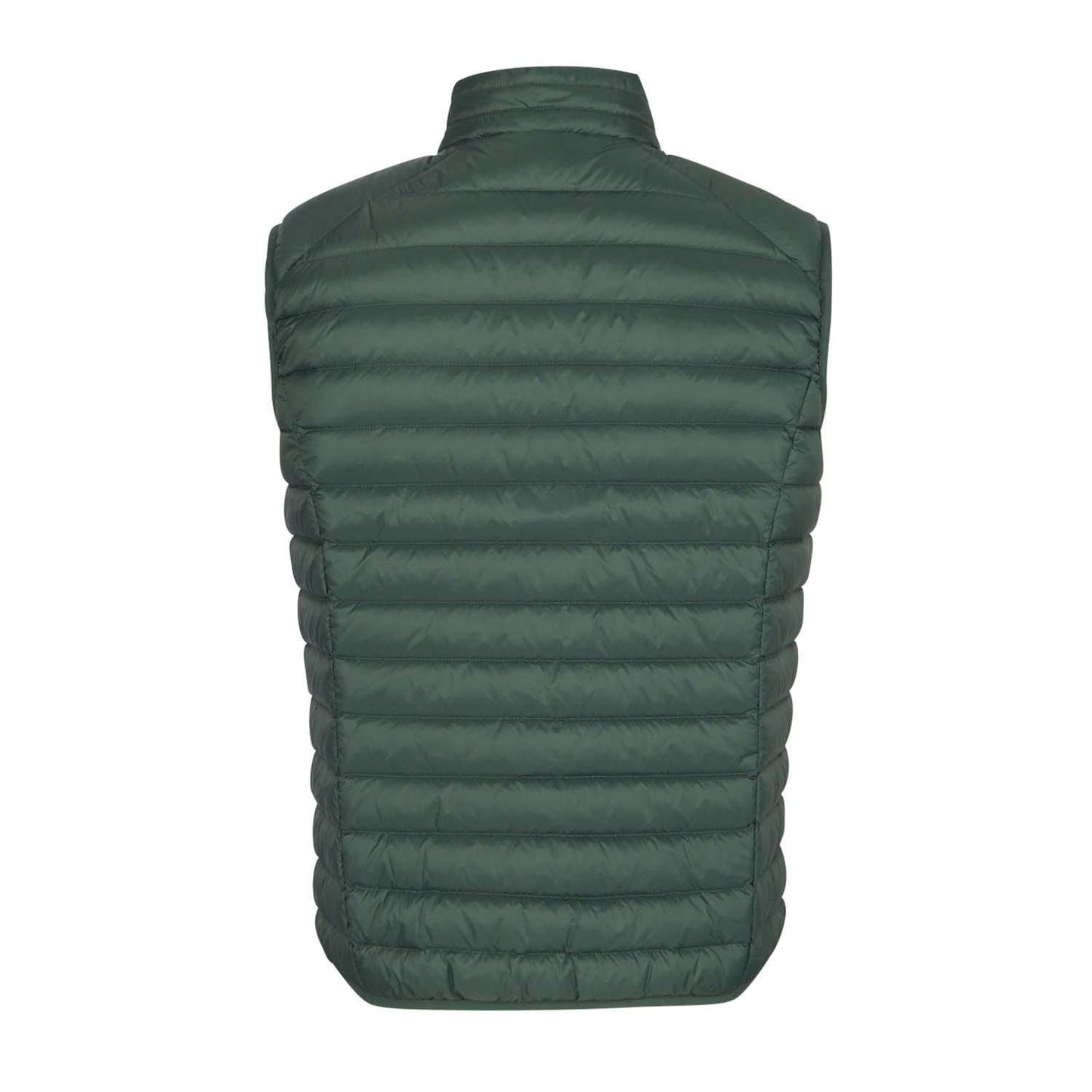 Deep Green - Close up - Jott Mens Tom Puffer Down Gilet