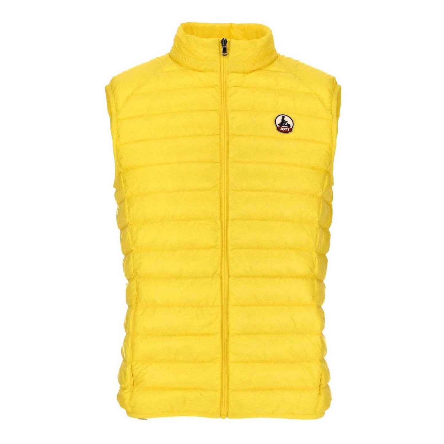 Yellow - Front - Jott Mens Tom Puffer Down Gilet